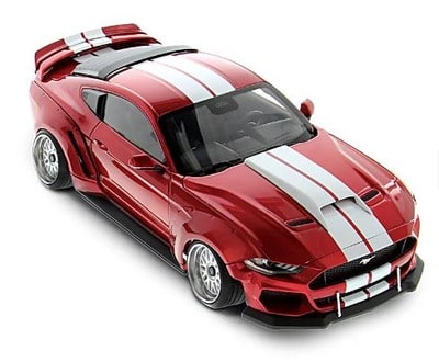 Diecast Mustang GT With Wide Body Conversion Kit