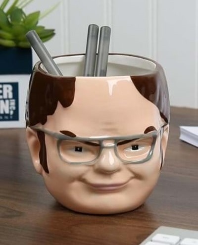 Dwight Schrute Shaped Mug