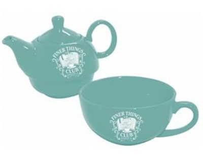 Finer Things Club Teapot & Teacup Set