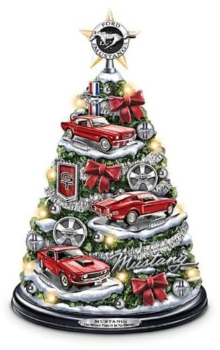 Ford Mustang Illuminated Christmas Tree With Revving Sound