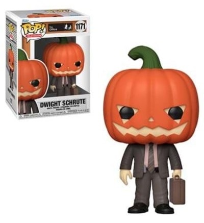 Funko POP Dwight with Pumpkin Head Figure