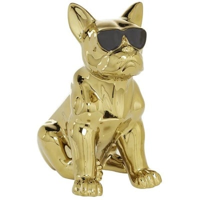 Funky Ceramic French Bulldog Sculpture