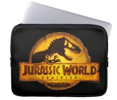 Jurassic World Dominion Logo Laptop Sleeve