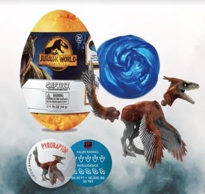Jurassic World Dominion Captivz Mystery Egg