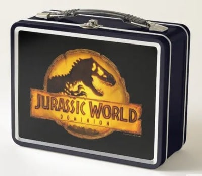 Jurassic World Dominion Logo Metal Lunch Box