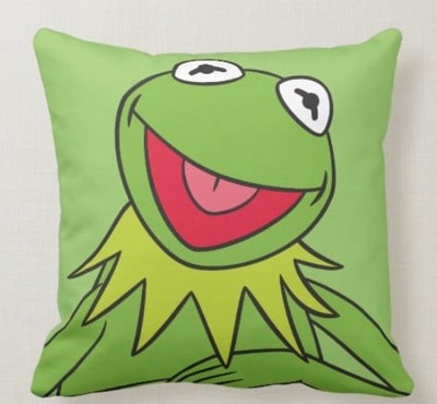 Kermit the Frog Throw Pillow
