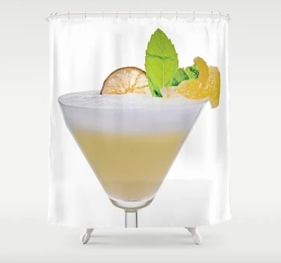 Margarita Cocktail Shower Curtain