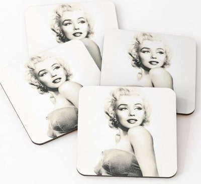 Marilyn Monroe Coaster Set