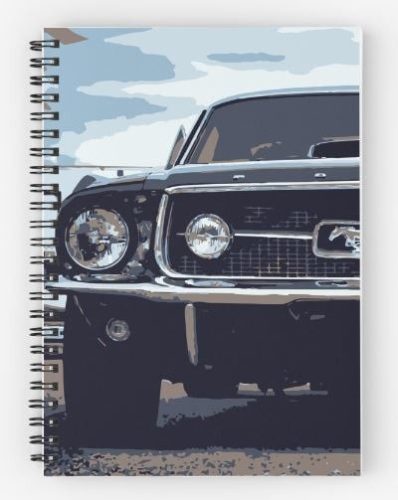 Mustang Spiral Notebook