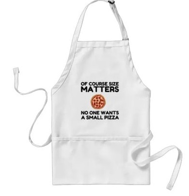 Of Course Size Matters Pizza Apron