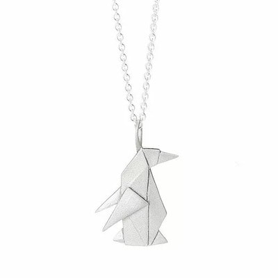 Origami Penguin Necklace
