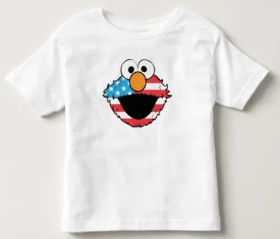 Patriotic Elmo Toddler T-shirt
