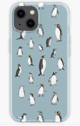 Penguin Drawing iPhone Case