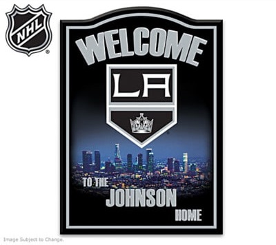 Personalized Los Angeles Kings® Welcome Sign