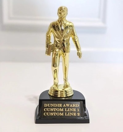 Personalized Dundie Award Trophy