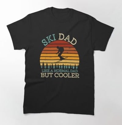 Retro Ski Dad T-Shirt