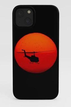 Vietnam Helicopter Sunset iPhone Case