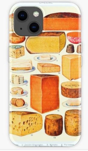 Vintage Cheese Lover iPhone Case