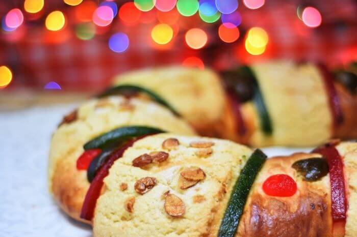 Mexican Christmas Food - Rosca de Reyes