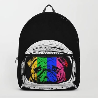 Astronaut Pug Backpack