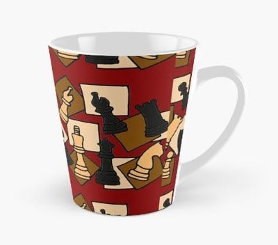Chess Piece Art Abstract Mug