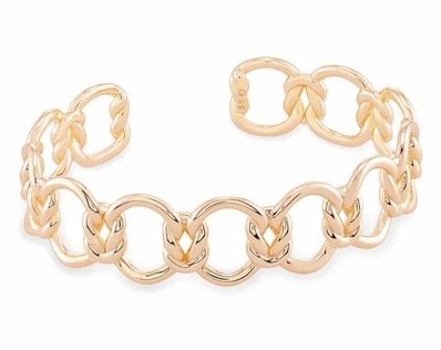 Fallyn Cuff Bracelet In Rose Gold