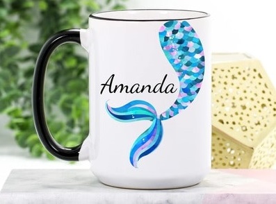 Personalized Mermaid Mug