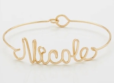 Wire Name Personalized Bracelet 