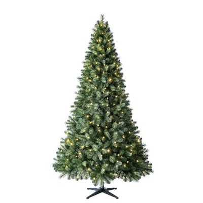 7.5' Prelit Benton Pine Artificial Christmas Tree with 300 LED Color-Changing Lights