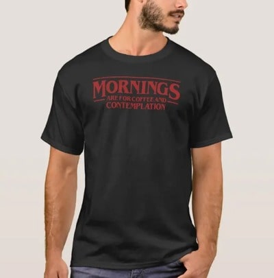 Stranger Things Coffee and Contemplation T-Shirt