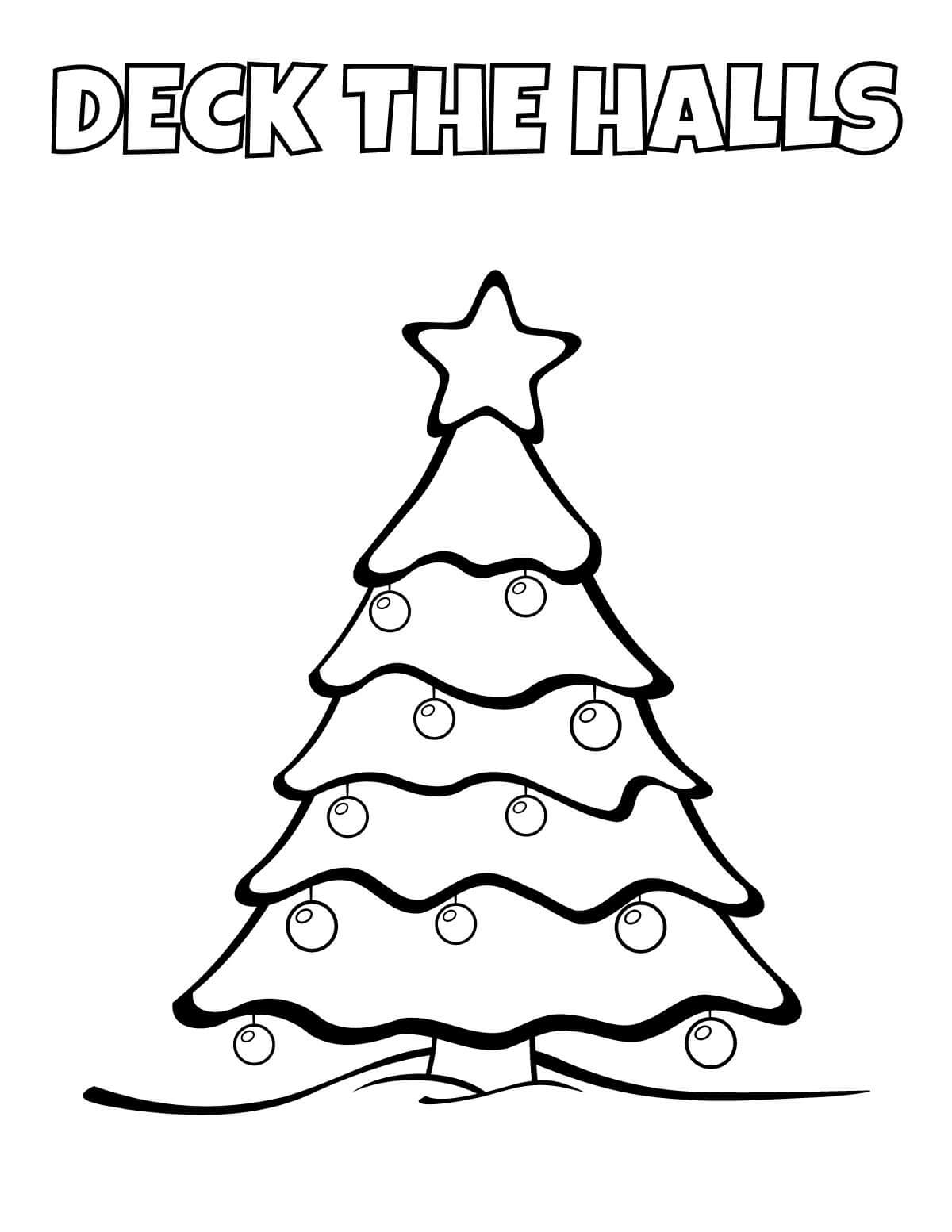 Deck the Halls Christmas tree