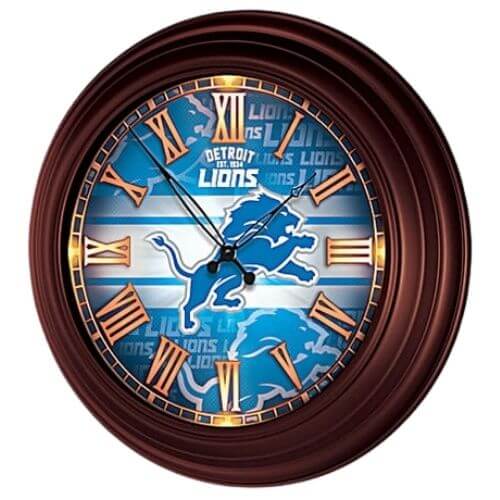 Detroit Lions Wall Clock