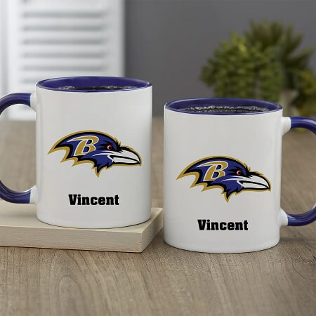 Baltimore Ravens Personalized Coffee Mug