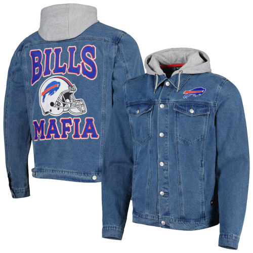 Bills Mafia Hooded Denim Jacket