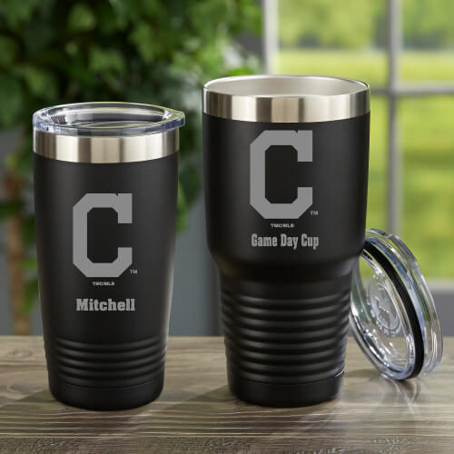 Cleveland Guardians Personalized Stainless Steel Tumbler