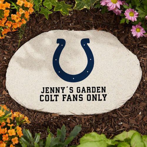 Indianapolis Colts Personalized Garden Stone