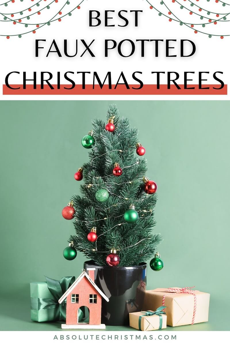 Best Potted Artificial Christmas Trees