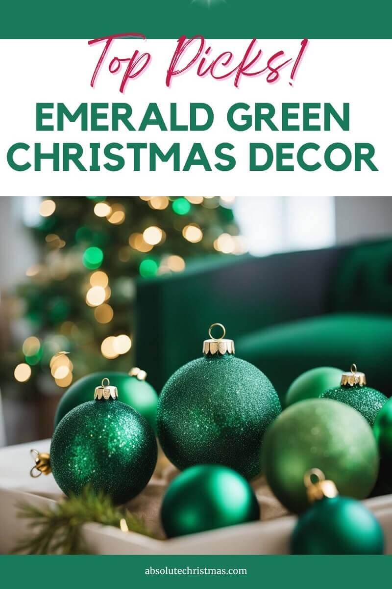 Emerald Green Christmas Decorations