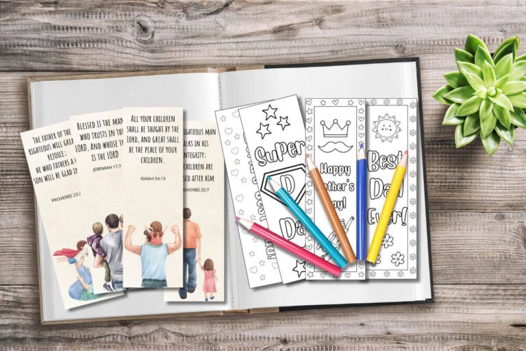 Free Printable Father’s Day Bookmarks